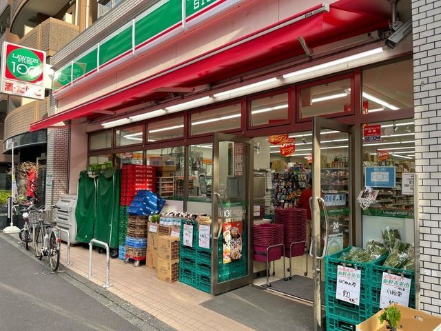 近くのローソンストア100 LS築地七丁目店まで101m（徒歩2分）