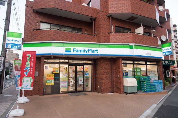 近くのファミリーマート 江東冬木店まで102m（徒歩2分）