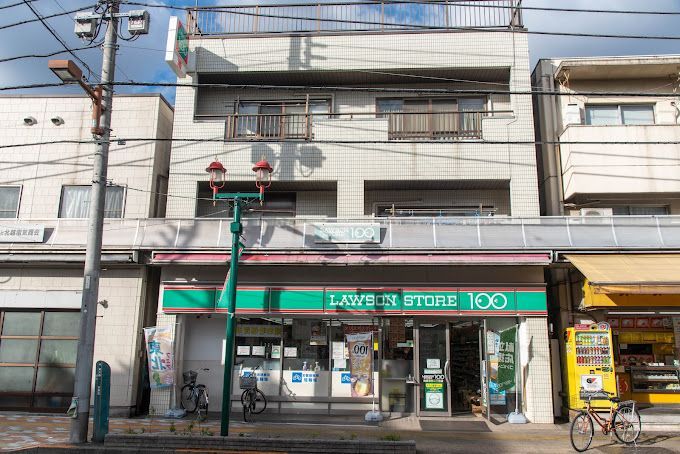近くのローソンストア100 台東清川二丁目店まで492m（徒歩7分）