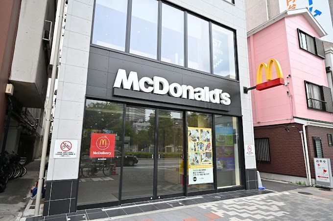 近くのマクドナルド 勝どき駅前店まで205m（徒歩3分）