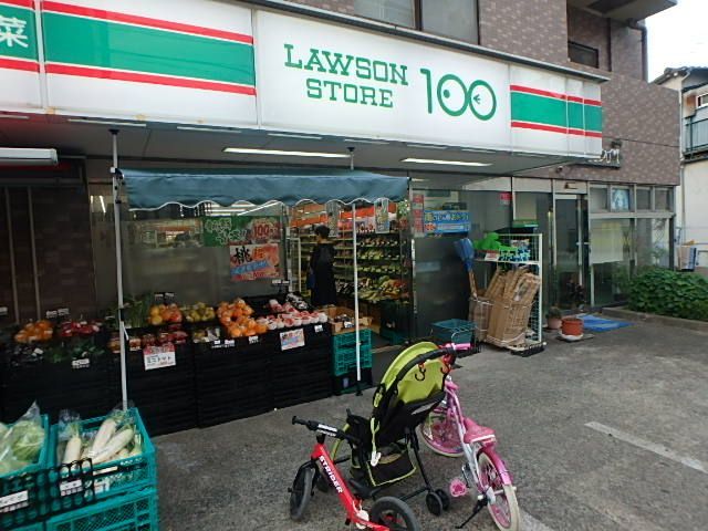 近くのローソンストア100 LS本駒込店まで534m（徒歩7分）