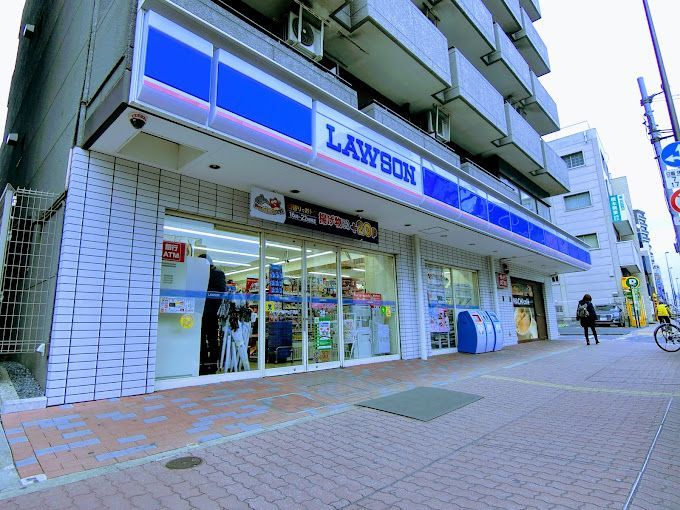 近くのローソン 亀戸七丁目店まで142m（徒歩2分）