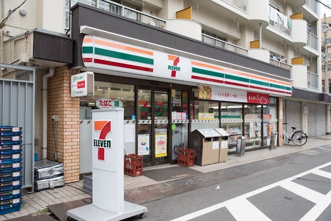 近くのセブンイレブン 江東森下4丁目店まで184m（徒歩3分）
