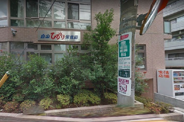 近くの白山ひかり保育園まで181m(徒歩3分)