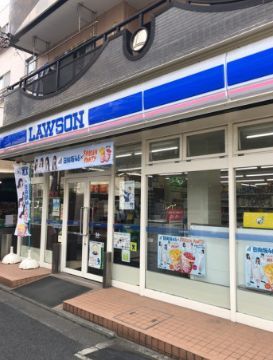 近くのローソン 川崎北谷町店まで208m（徒歩3分）