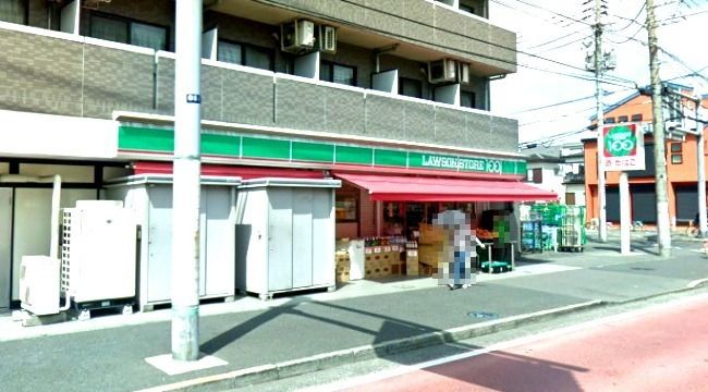 近くの100円ローソンまで419m（徒歩6分）