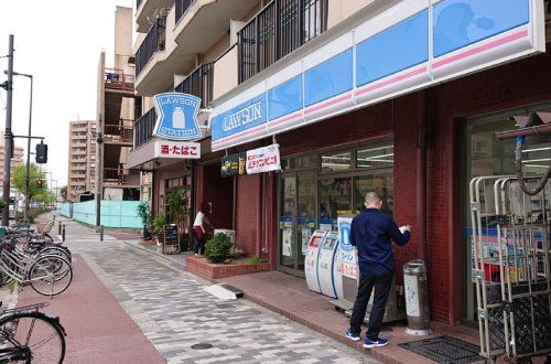 近くのローソン 新豊新店まで434m（徒歩6分）