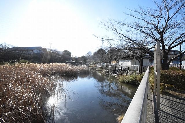 近くの岸根公園まで1,159m（徒歩15分）