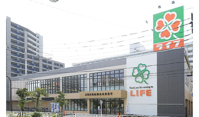 近くのライフ 東砂店まで494m(徒歩7分)
