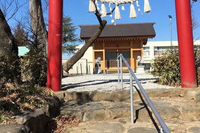 近くの田中島神社まで564m（徒歩8分）