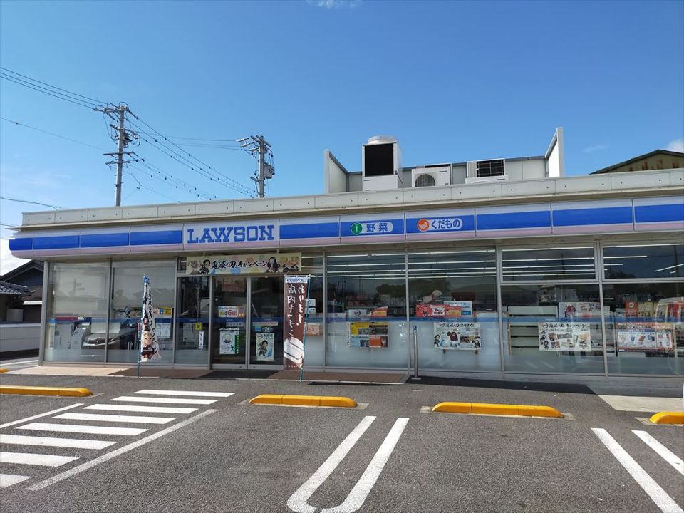 近くのローソン 江南木賀町店まで466m（徒歩6分）