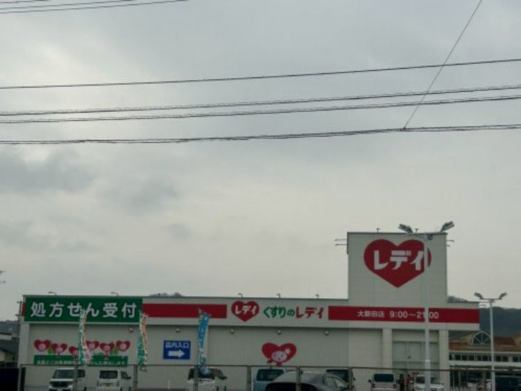 近くのくすりのレデイ 大新田店まで909m(徒歩12分)