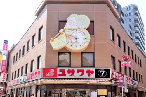 近くのユザワヤ蒲田店まで591m（徒歩8分）