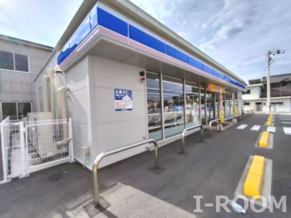 近くのローソン 松山市坪北店まで408m（徒歩6分）