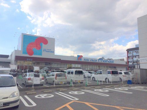 近くの万代・新森店まで631m（徒歩8分）