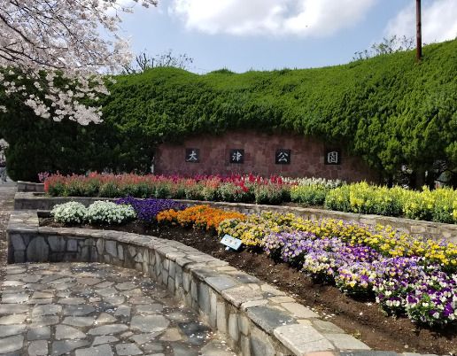 近くの大津公園まで800m（徒歩10分）