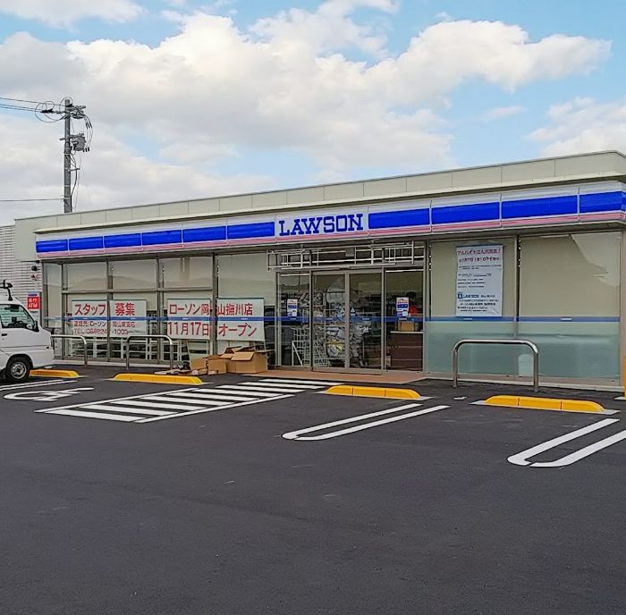 近くのローソン 岡山撫川店まで734m（徒歩10分）