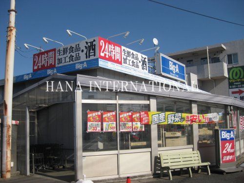 近くのビッグ・エー松戸八ケ崎店まで1,276m(徒歩16分)