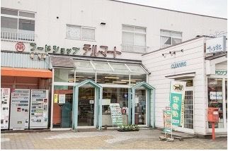 近くのテルマートまで1,100m（徒歩14分）