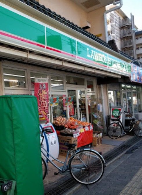 近くのローソンストア100 LS都島中野町店まで411m（徒歩6分）