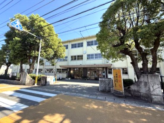 近くの徳島市城西中学校まで800m（徒歩10分）