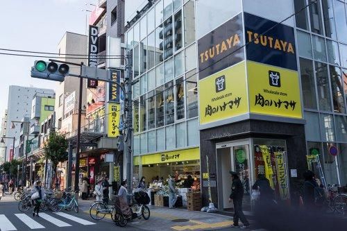 近くの肉のハナマサ 亀戸店まで34m（徒歩1分）