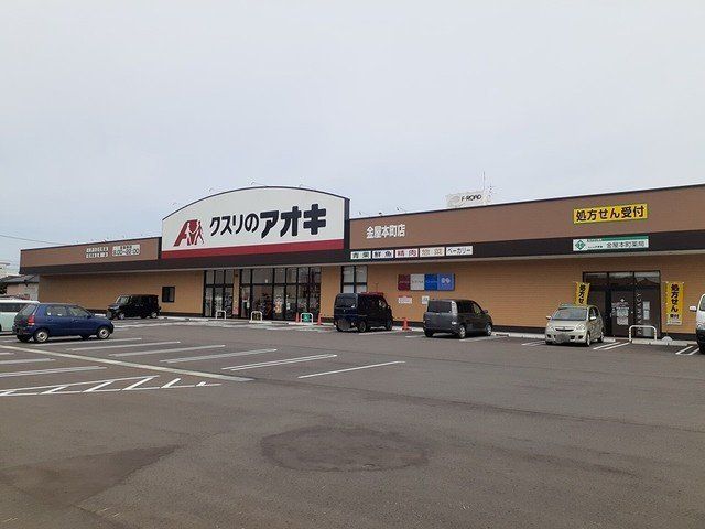 近くのクスリのアオキ 金屋本町店まで555m(徒歩7分)