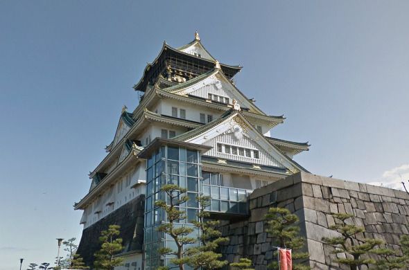 近くの大阪城天守閣まで1,146m（徒歩15分）