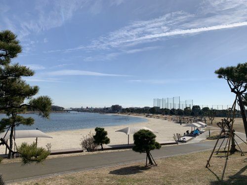 近くの大森ふるさとの浜辺公園まで837m（徒歩11分）
