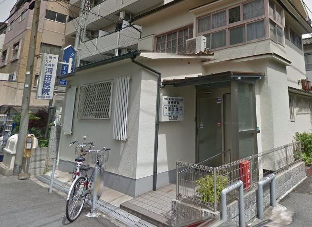 近くの河田医院まで331m(徒歩5分)
