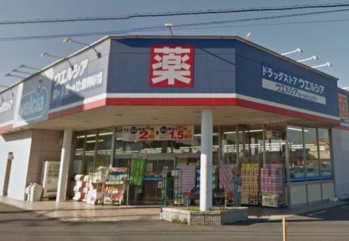 近くのウエルシア伊勢崎八寸店まで1,135m（徒歩15分）