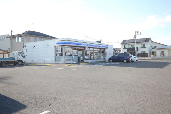 近くのローソン 太田新野店まで615m（徒歩8分）