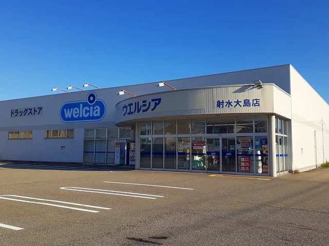 近くのウエルシア射水大島店まで653m（徒歩9分）