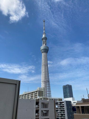 近くの東京スカイツリーまで613m（徒歩8分）
