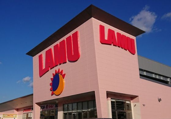 近くのラ・ムー東大阪店まで861m(徒歩11分)