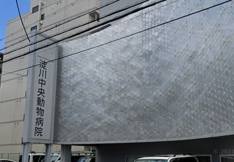 近くの淀川中央動物病院まで1,153m（徒歩15分）