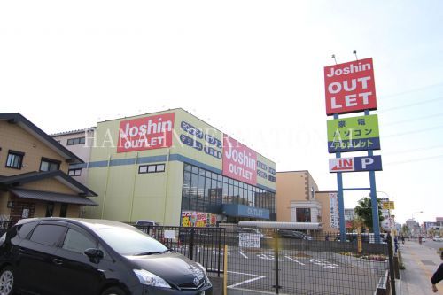 近くのジョーシンアウトレット浦安店まで472m（徒歩6分）