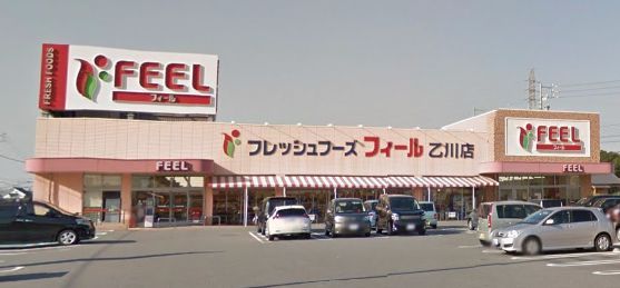 近くのフィール乙川店まで1,150m(徒歩15分)