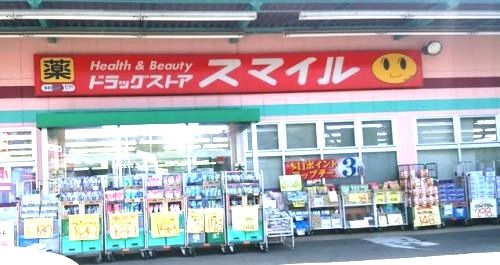 近くのドラッグストアスマイル 小机店まで968m（徒歩13分）
