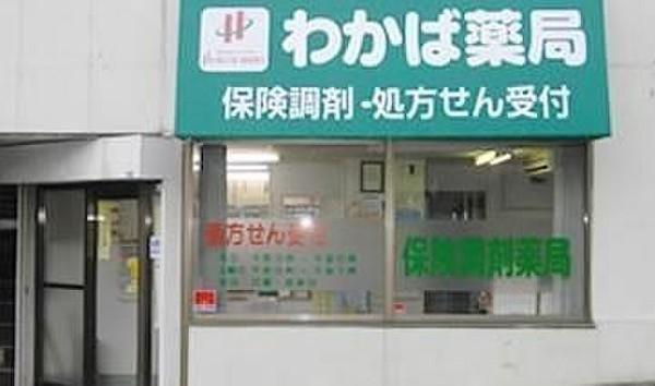 近くのわかば薬局まで242m(徒歩4分)