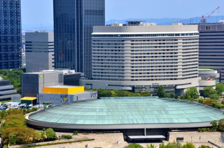 近くの大阪城ホールまで1,018m（徒歩13分）