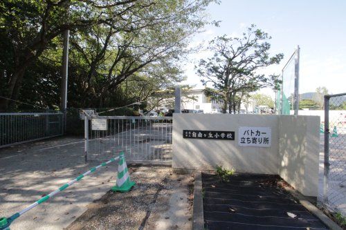 近くの宗像市立自由ケ丘小学校まで1,055m（徒歩14分）