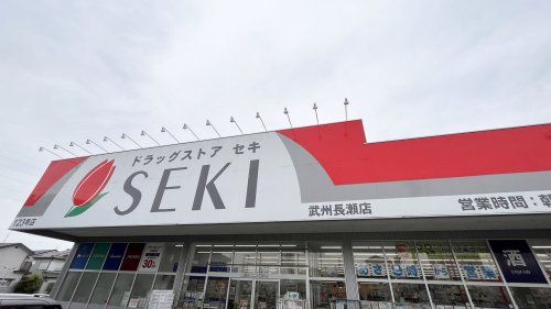 近くのドラッグストアセキまで647m（徒歩9分）