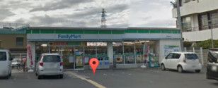 近くのファミリーマート門真上島町店まで402m（徒歩6分）
