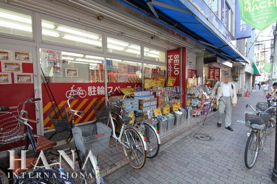 近くのヘルスケアセイジョー金町店まで732m（徒歩10分）
