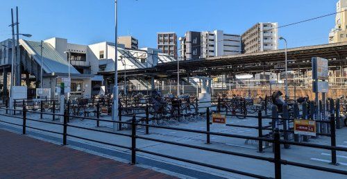 近くの東淀川駅自転車駐車場まで313m（徒歩4分）