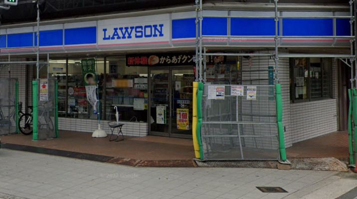 近くのローソン 桜川二丁目店まで117m（徒歩2分）