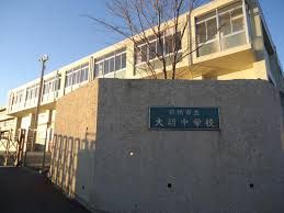 近くの前橋市立大胡中学校まで2,222m（徒歩28分）