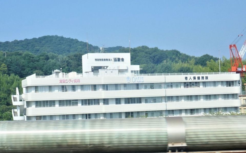 近くの倉敷シティ病院まで1,172m（徒歩15分）