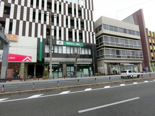 近くの関西みらい銀行 城東中央支店(旧近畿大阪銀行店舗)まで294m(徒歩4分)
